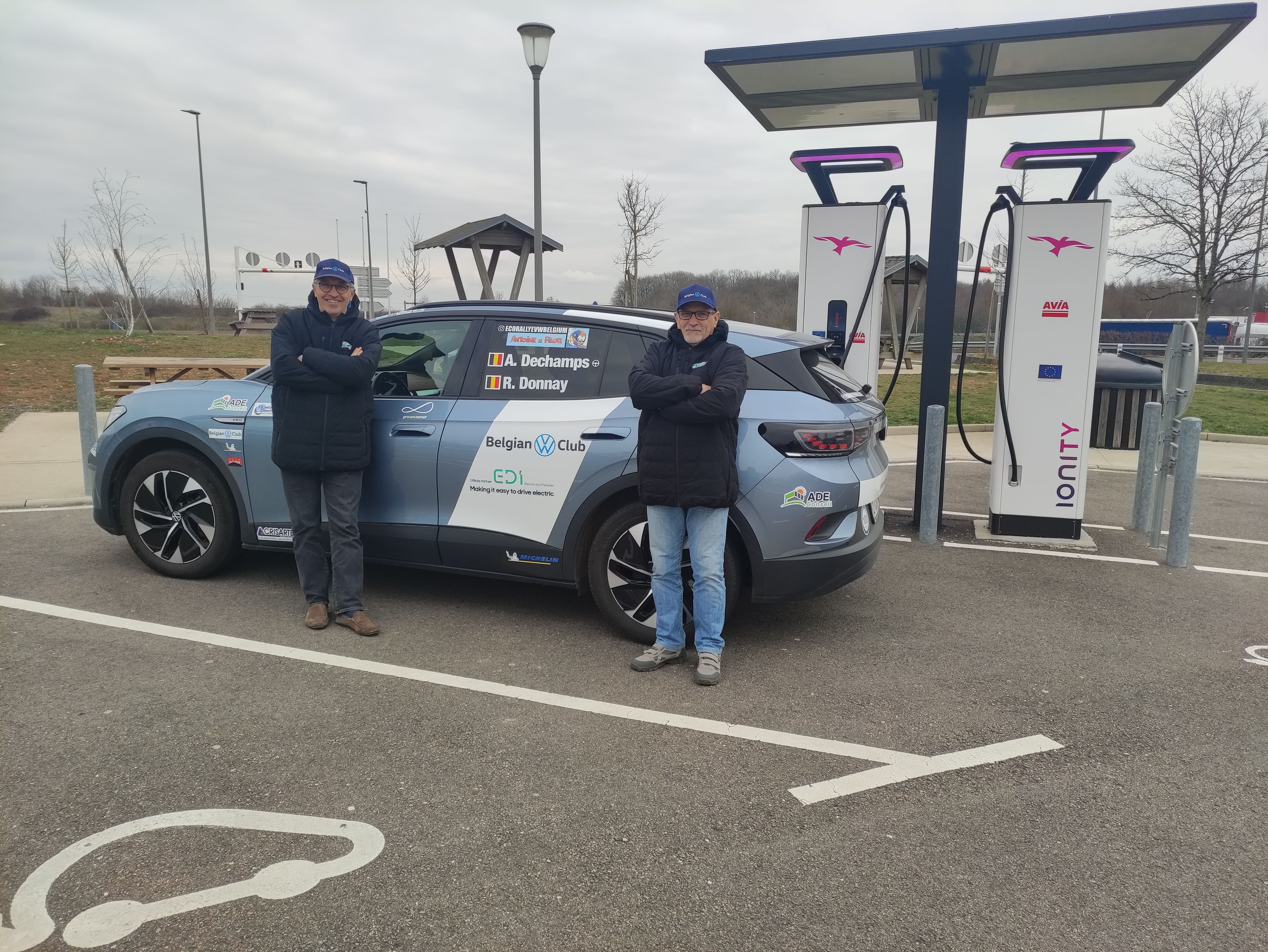 Antoine Dechamps de retour en FIA ecoRally Cup
avec la Volkswagen ID.4 en Espagne