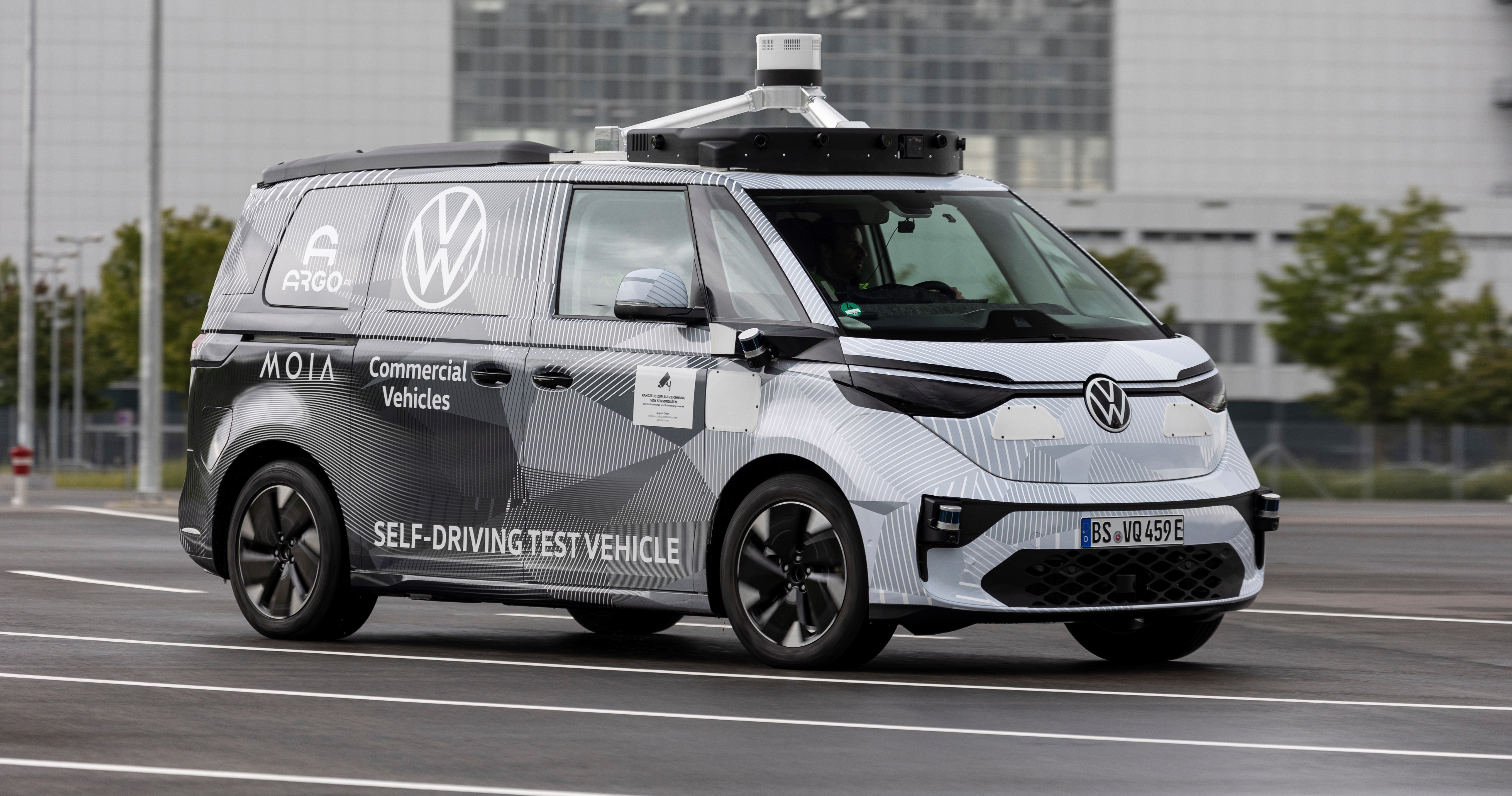 Volkswagen Commercial Vehicles, Argo AI et MOIA présentent le premier prototype ID.BUZZ pour la conduite autonome