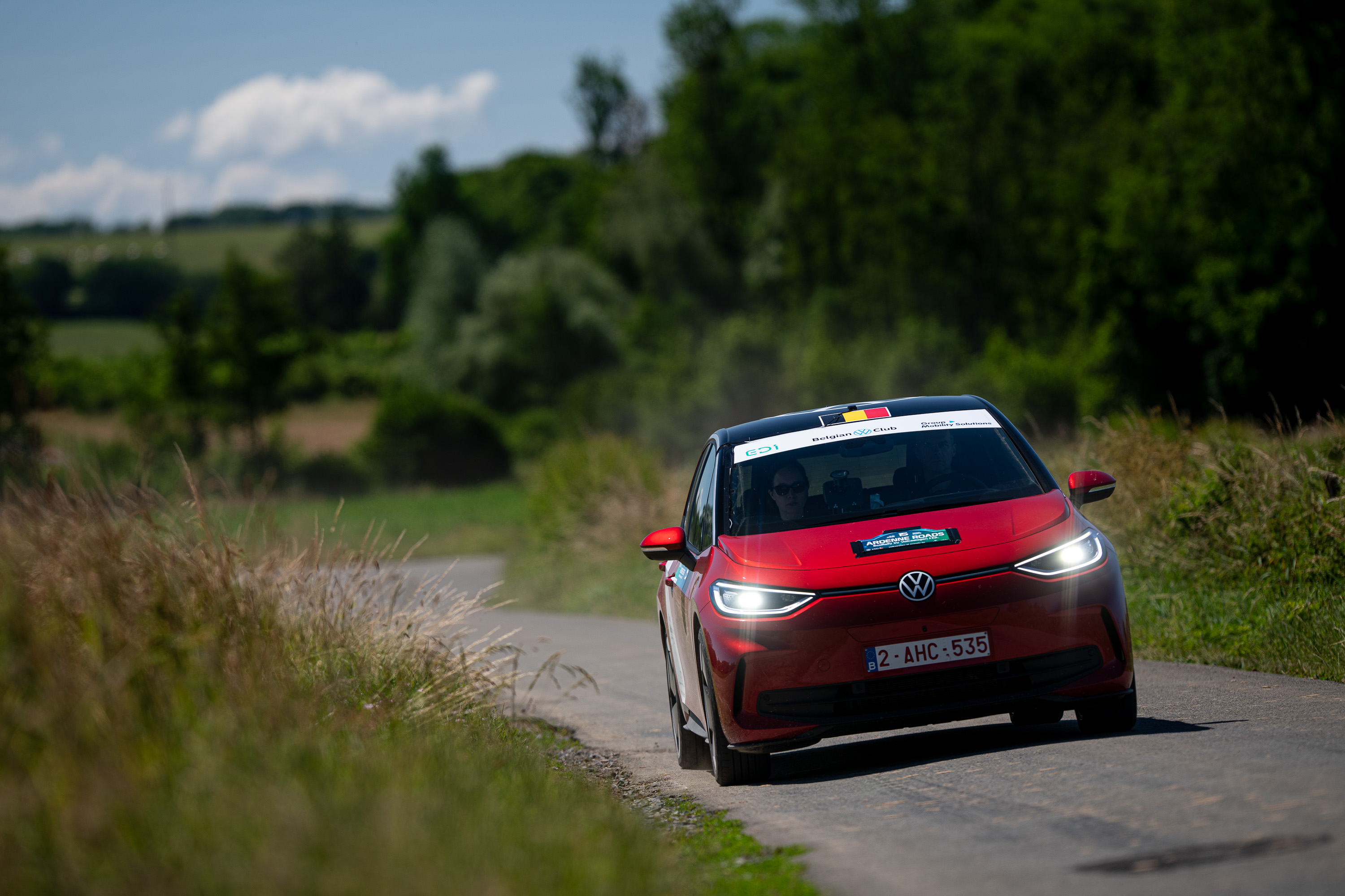 Le Belgian VW Club bien représenté au premier Ardenne Roads Ecorally by Volkswagen ID.