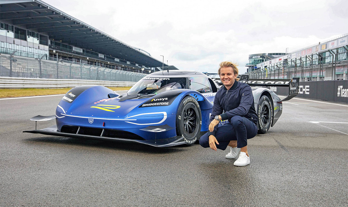 Nico Rosberg au volant de la Volkswagen ID.R&nbsp;!