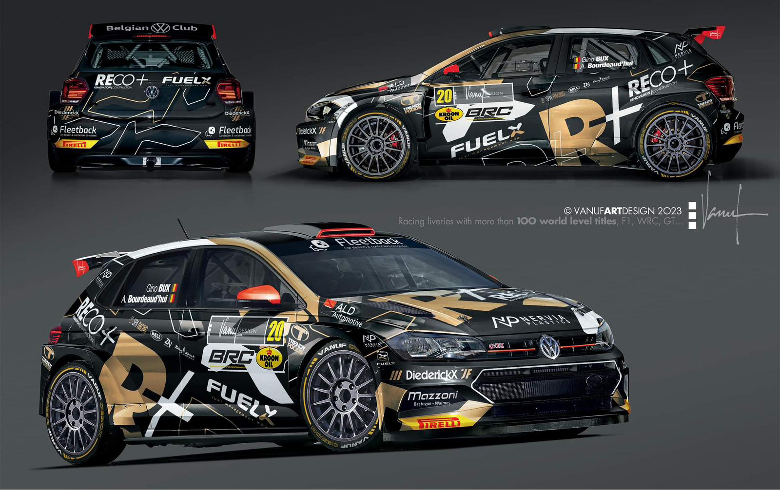 Un programme complet pour Gino Bux avec la Volkswagen Polo GTI