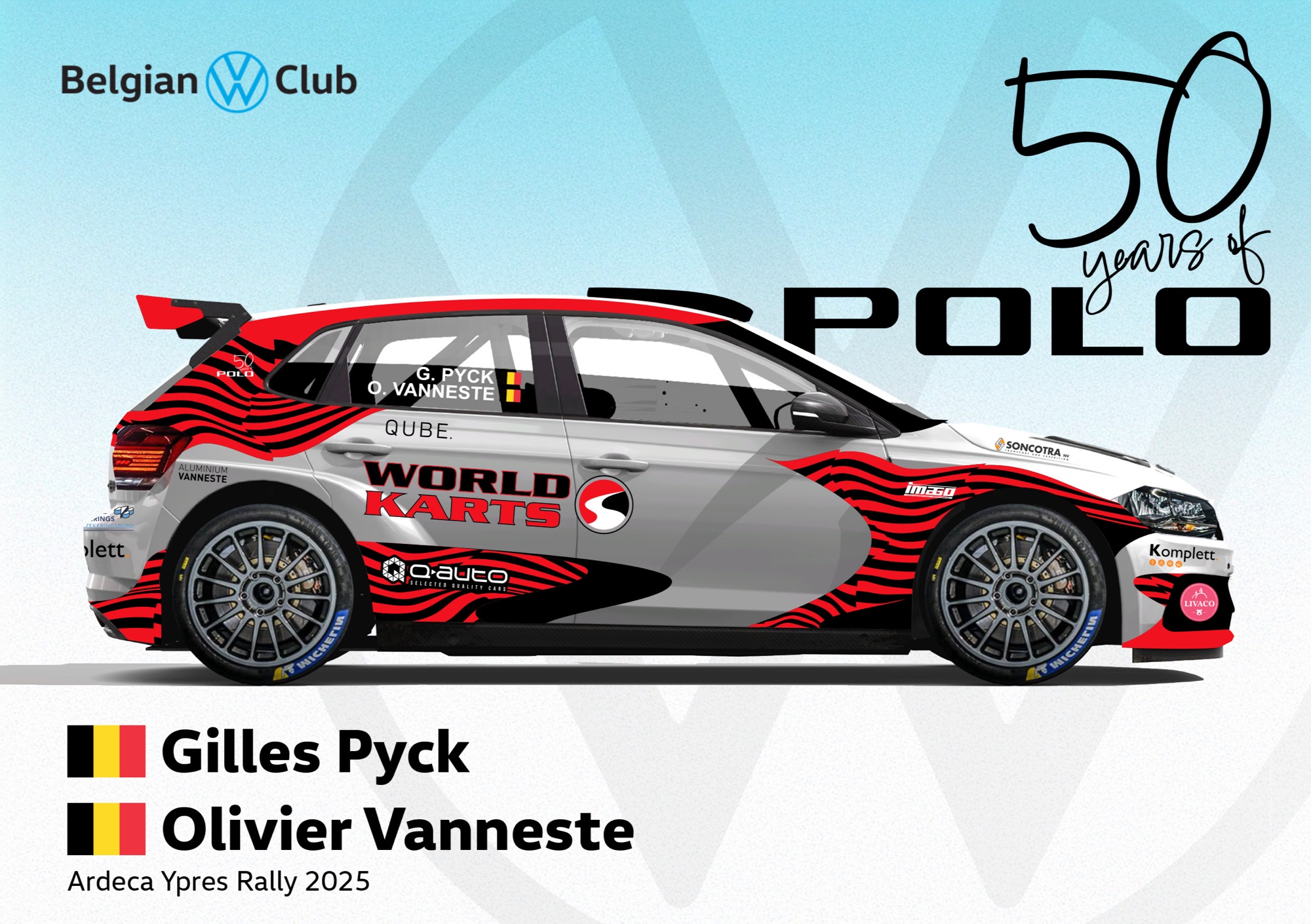 Gilles Pyck rempile avec la Polo GTI Rally2 à Ypres : « Le choix le plus judicieux »