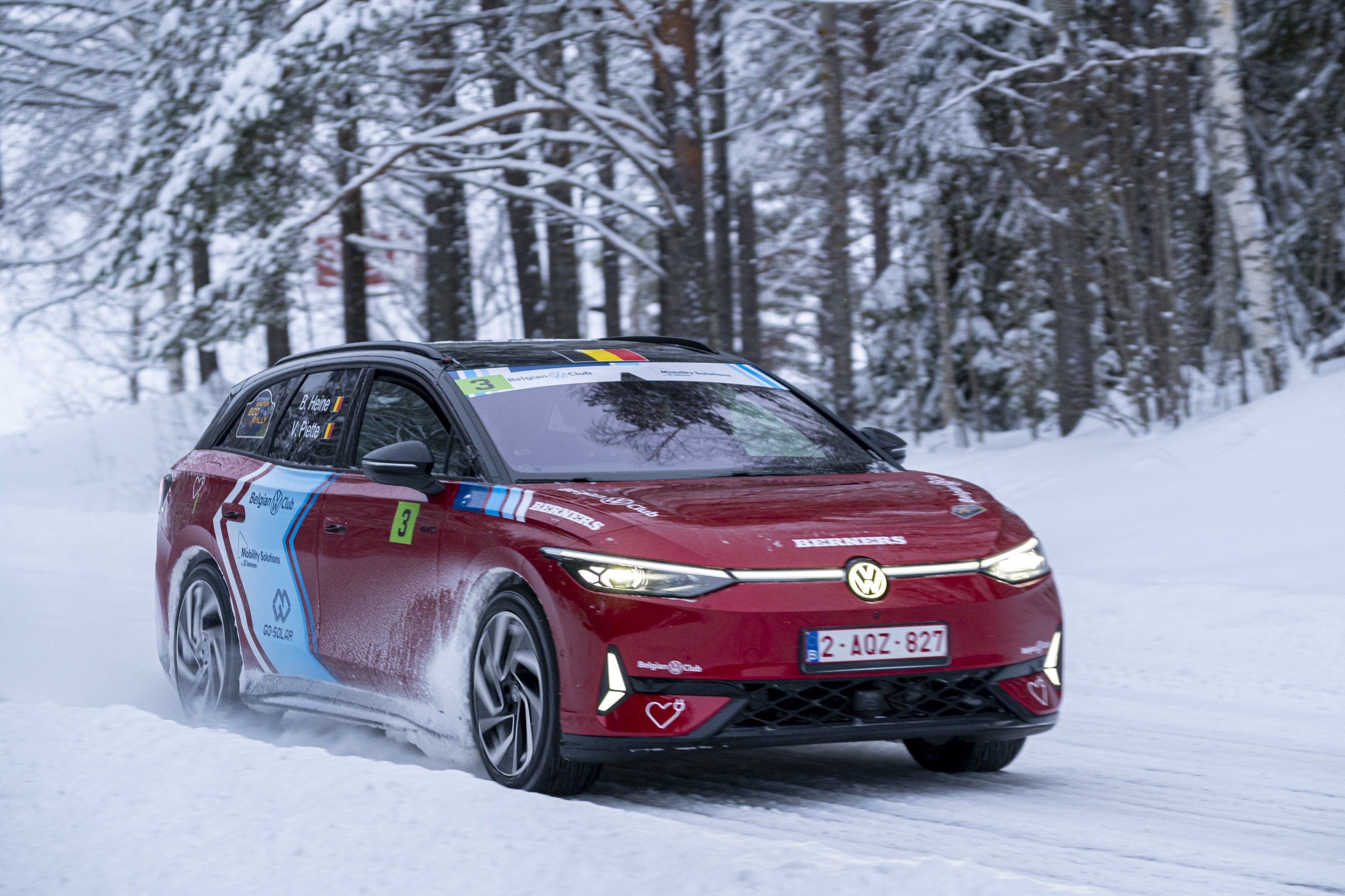 Victoire suédoise en ecoRally pour le duo Heine-Piette et le Belgian VW Club
