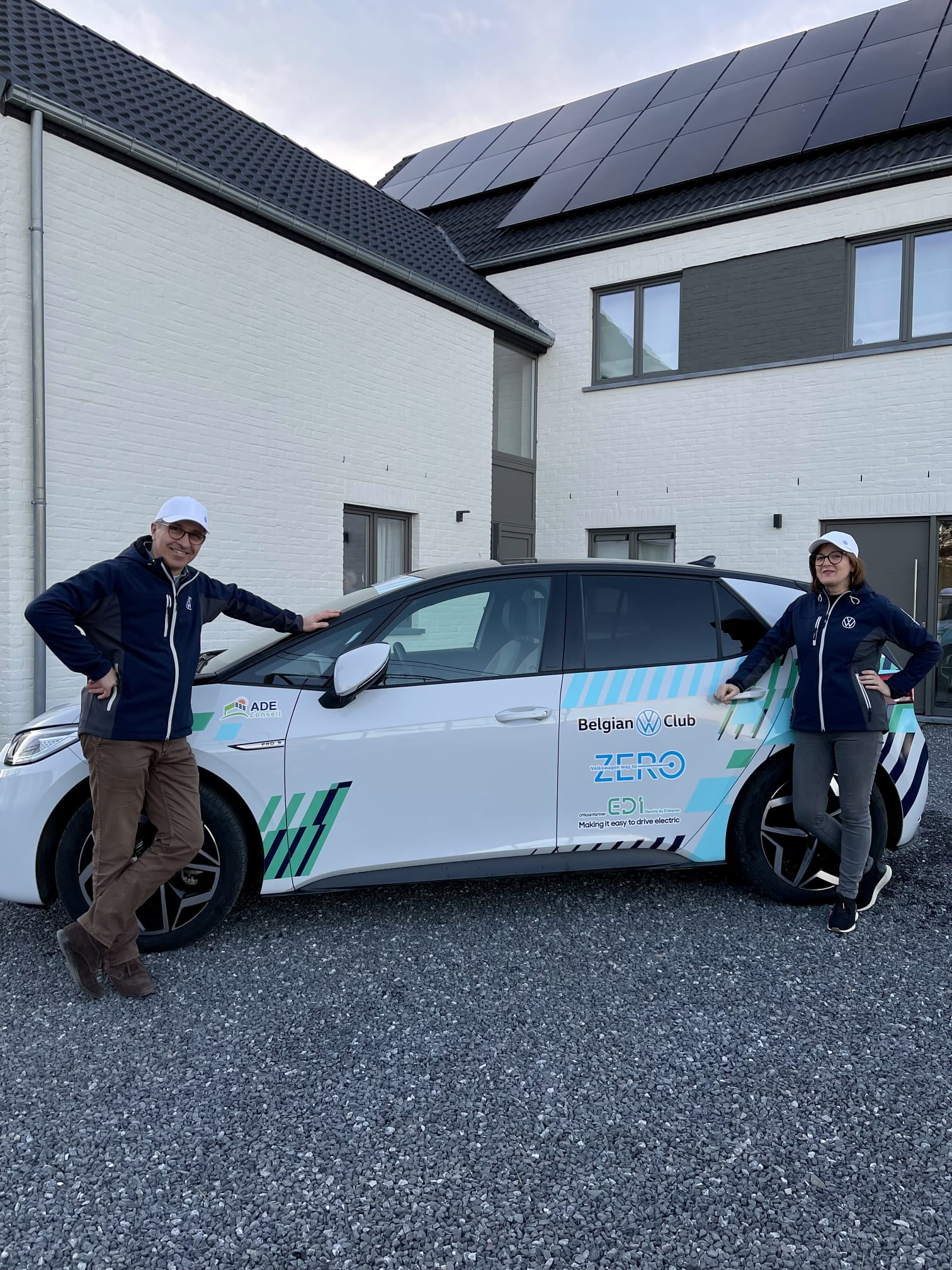 Antoine Dechamps au départ de la FIA eco Rally Cup et du E-Rallye de Monte-Carlo en Volkswagen ID.3