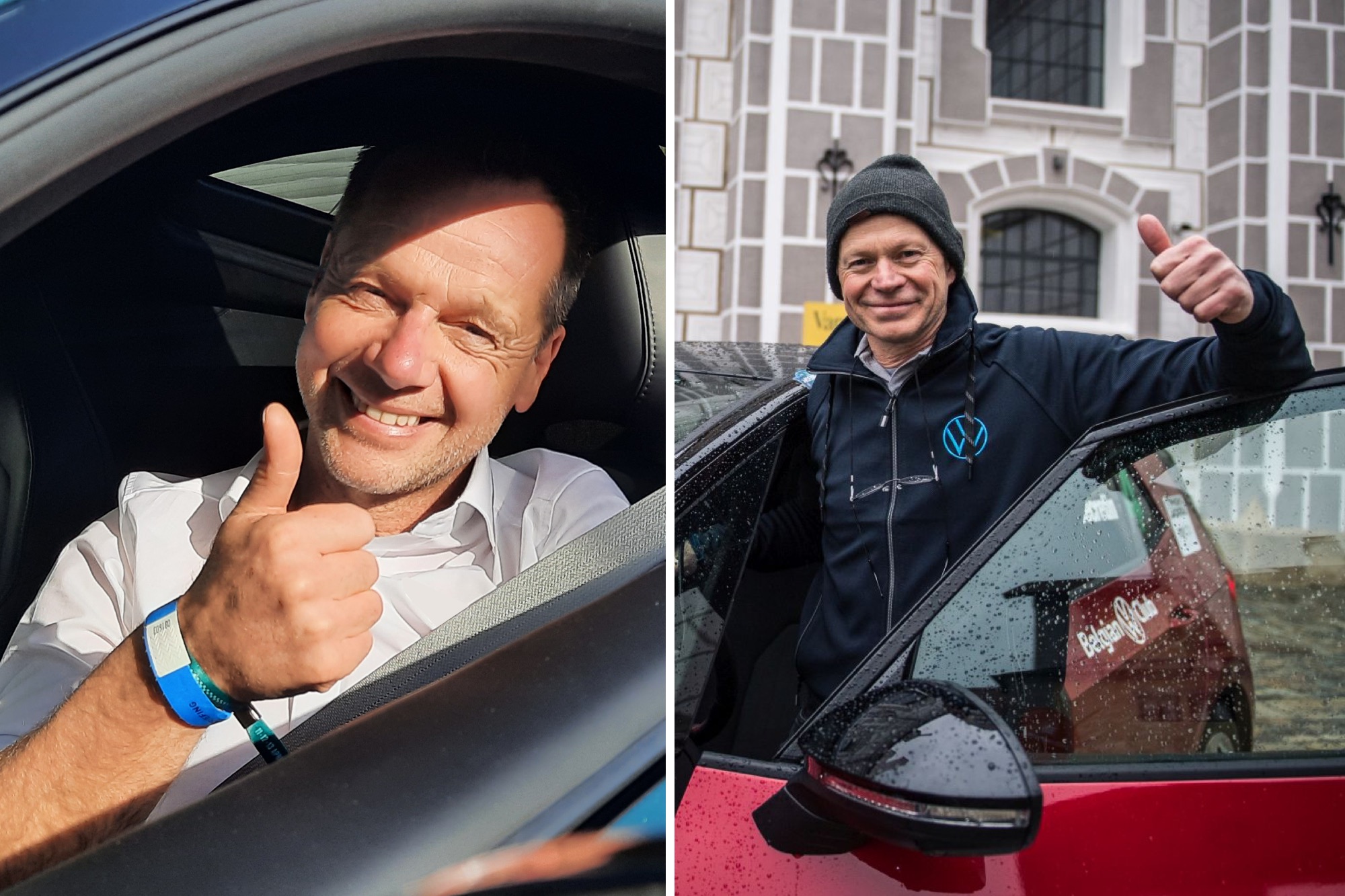 Bruno Thiry et Freddy Loix sous les couleurs du Belgian VW Club à Durbuy